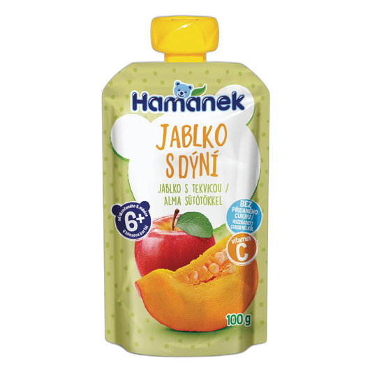 Hamánek Apple & Pumpkin Baby Puree