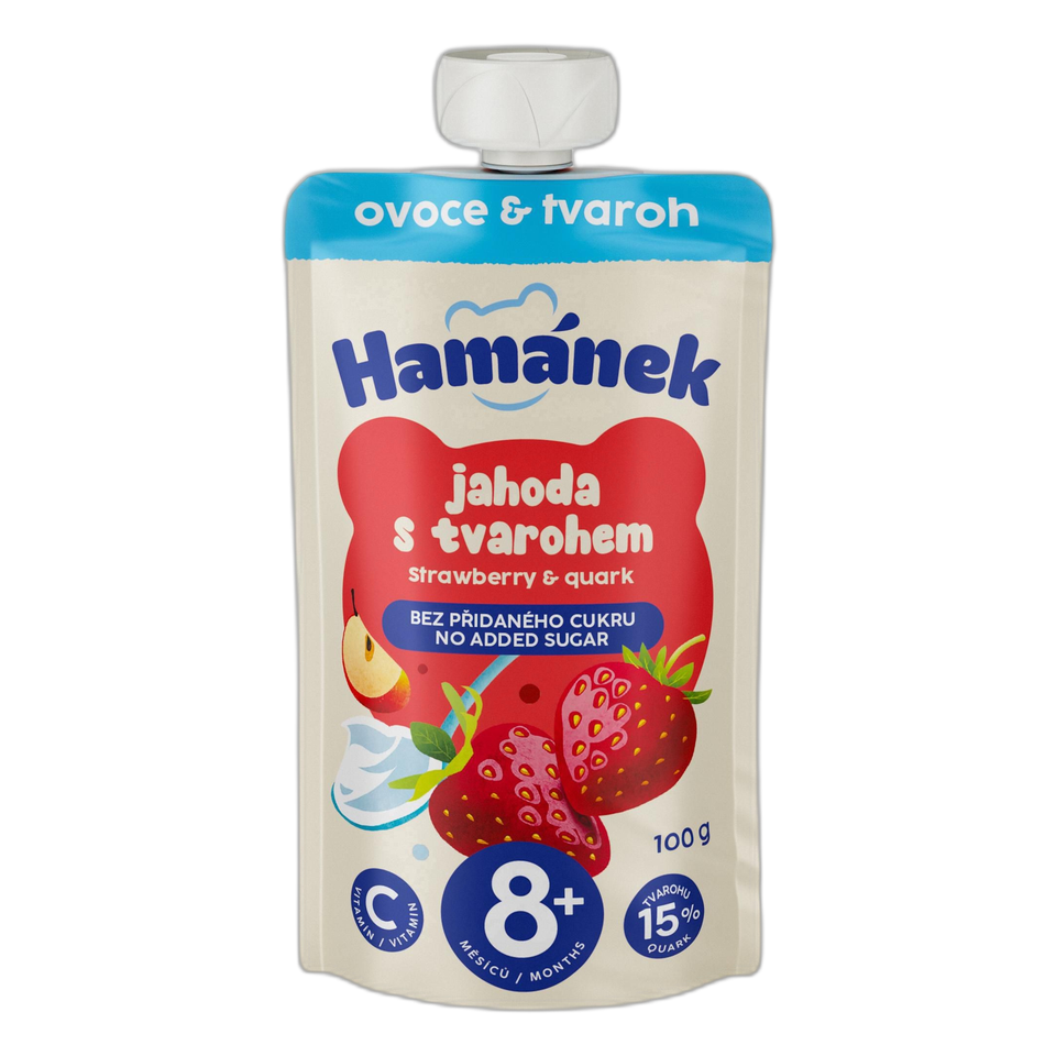 Hamánek Strawberry & Quark Baby Dessert