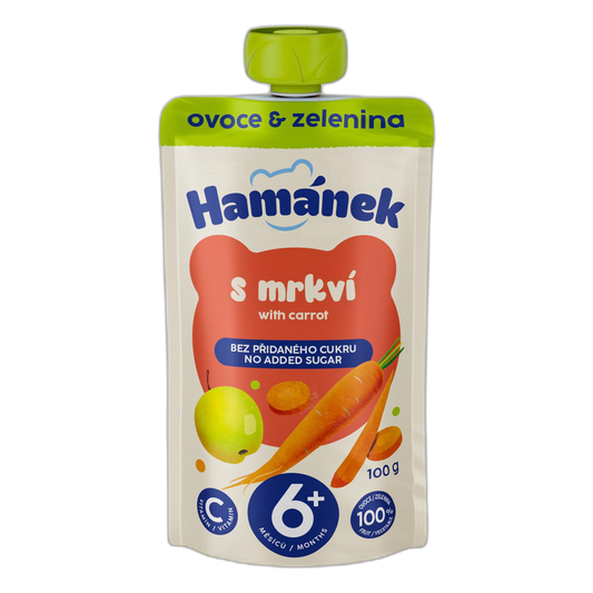 Hamánek Apple & Carrot Baby Puree