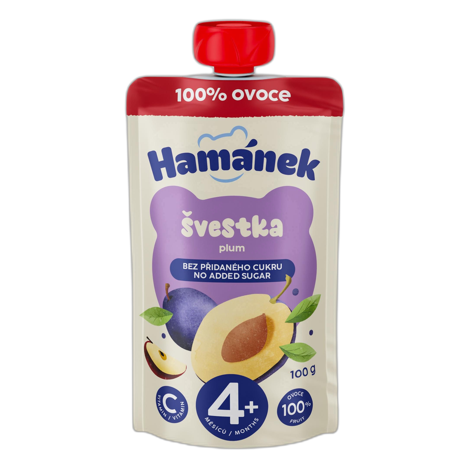 Hamánek Plum Baby Puree