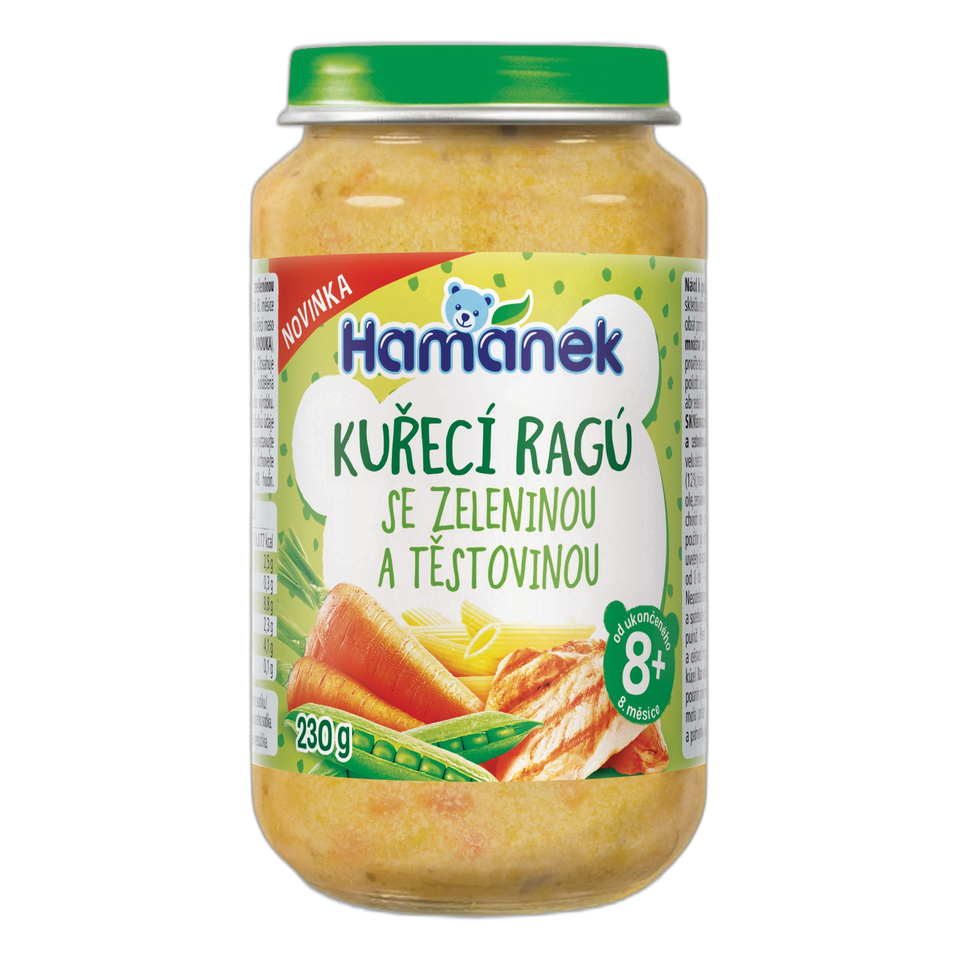 Hamánek Chicken Ragout with Vegetable Pasta Baby Meal