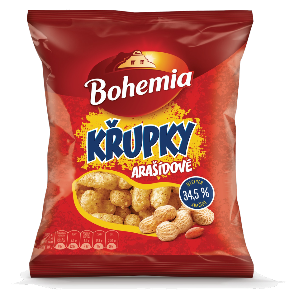 Bohemia Peanut Corn Puffs 50g