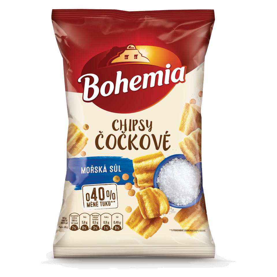 Bohemia Lentil Chips Sea Salt