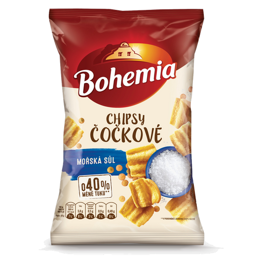 Bohemia Lentil Chips Sea Salt