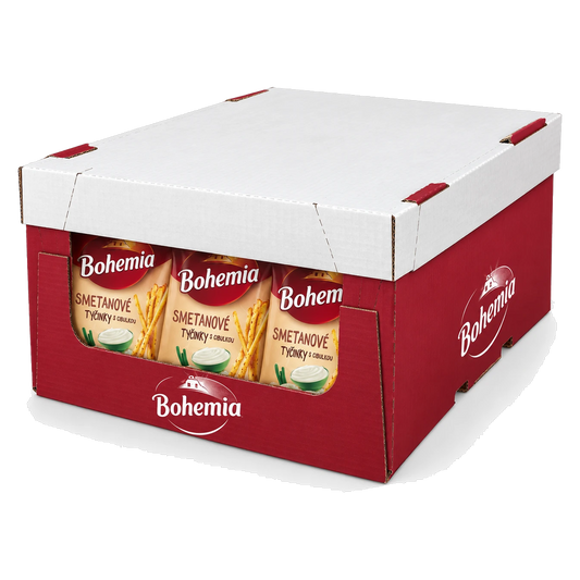 Bohemia Sour Cream & Onion Sticks Box of 30 pcs