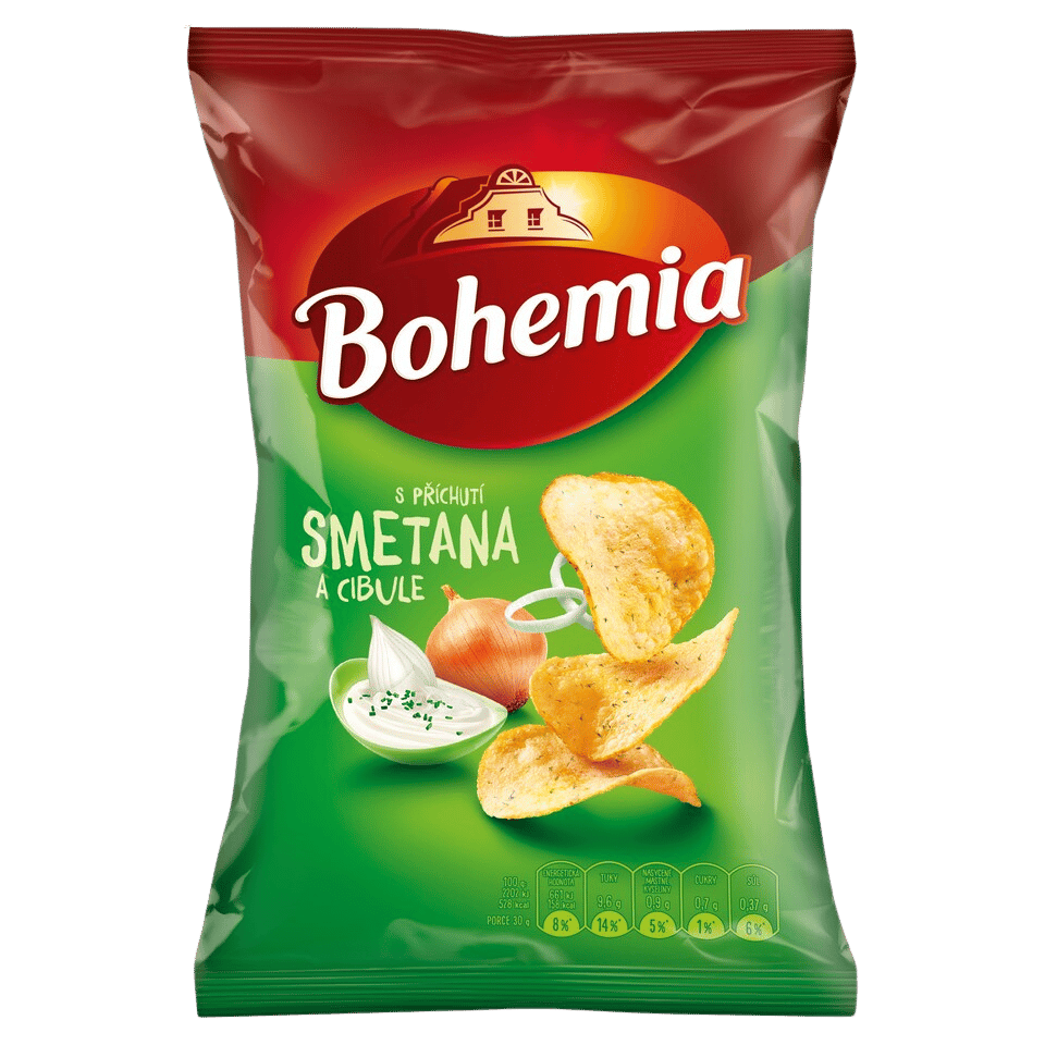 Bohemia Chips Sour Cream & Onion 60g