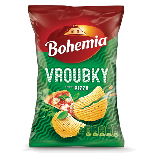 Bohemia Vroubky Ridged Chips Pizza 55g