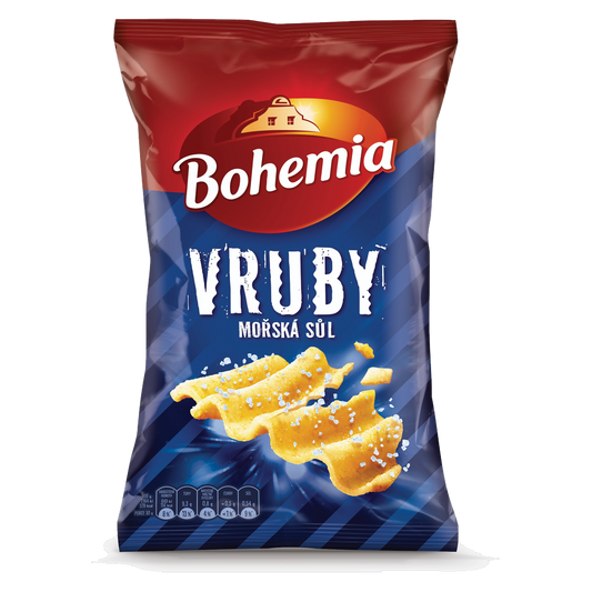 Bohemia Vruby Deep Ridged Chips Salted