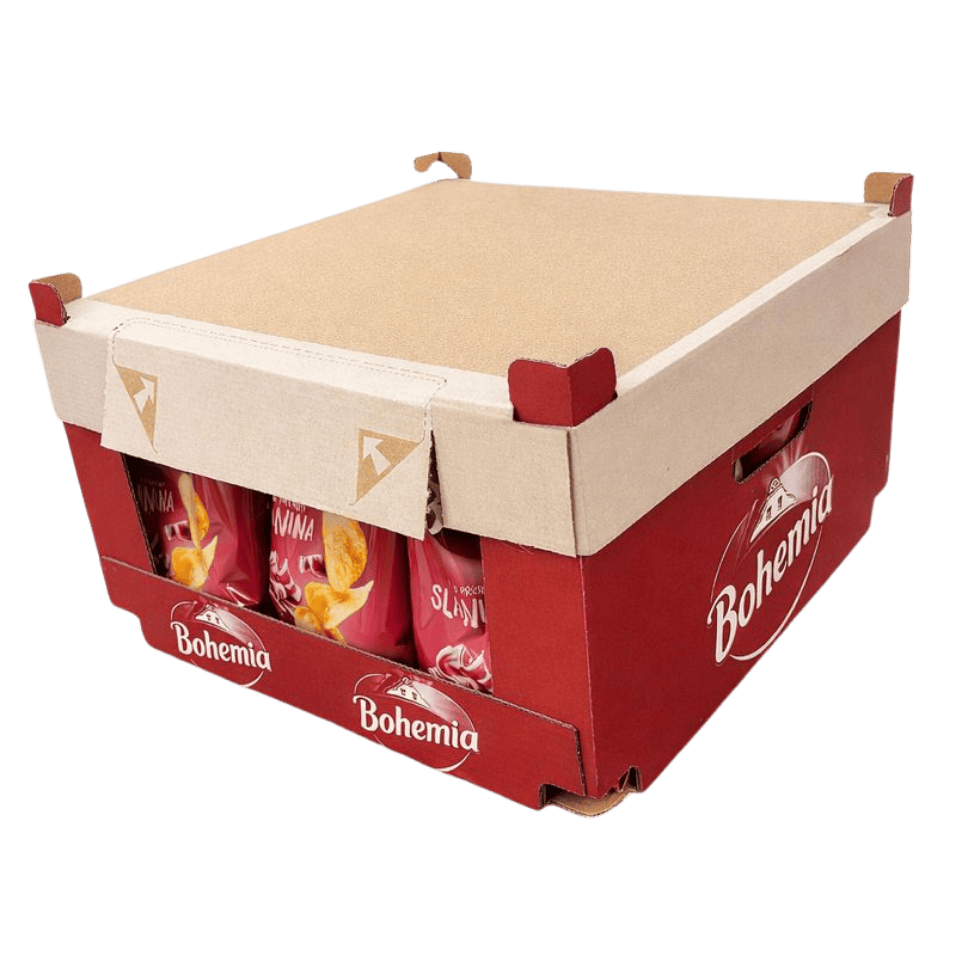 Crispetas de Patata Sabor Bacon Bohemia - Paquete de 18 pcs