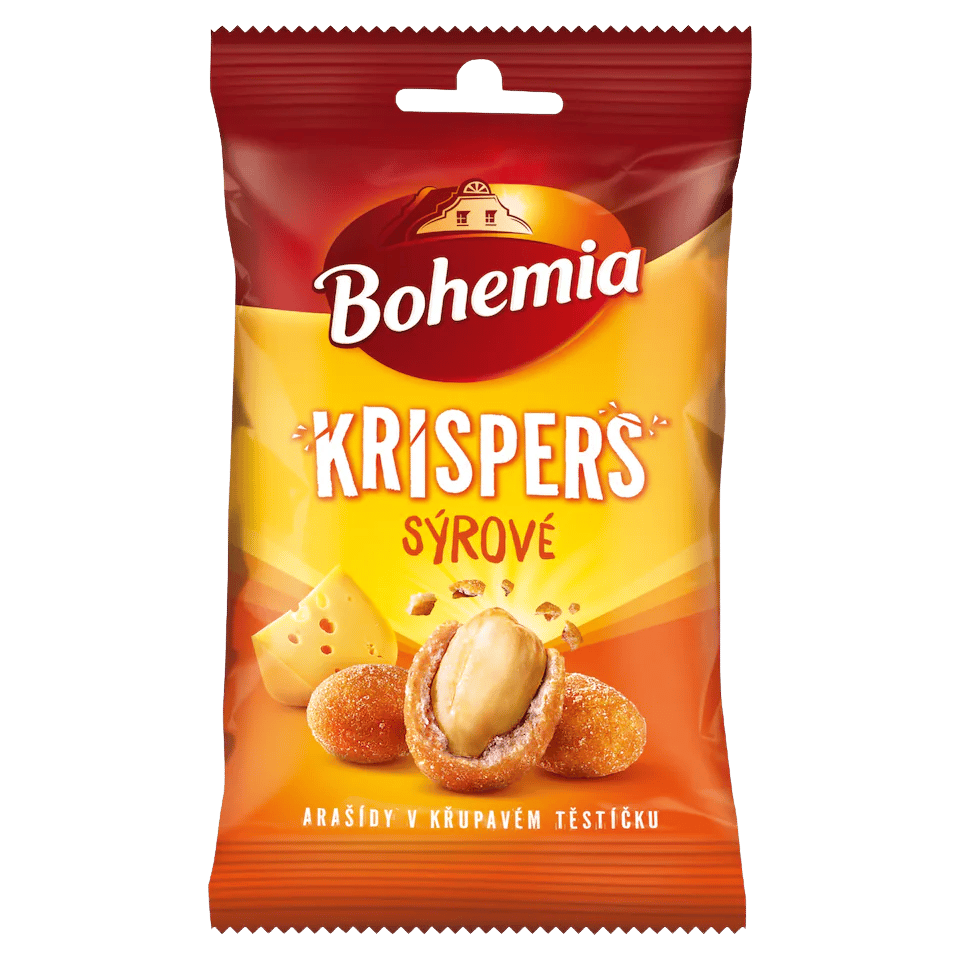 Bohemia Krispers Cheese Peanuts 60g
