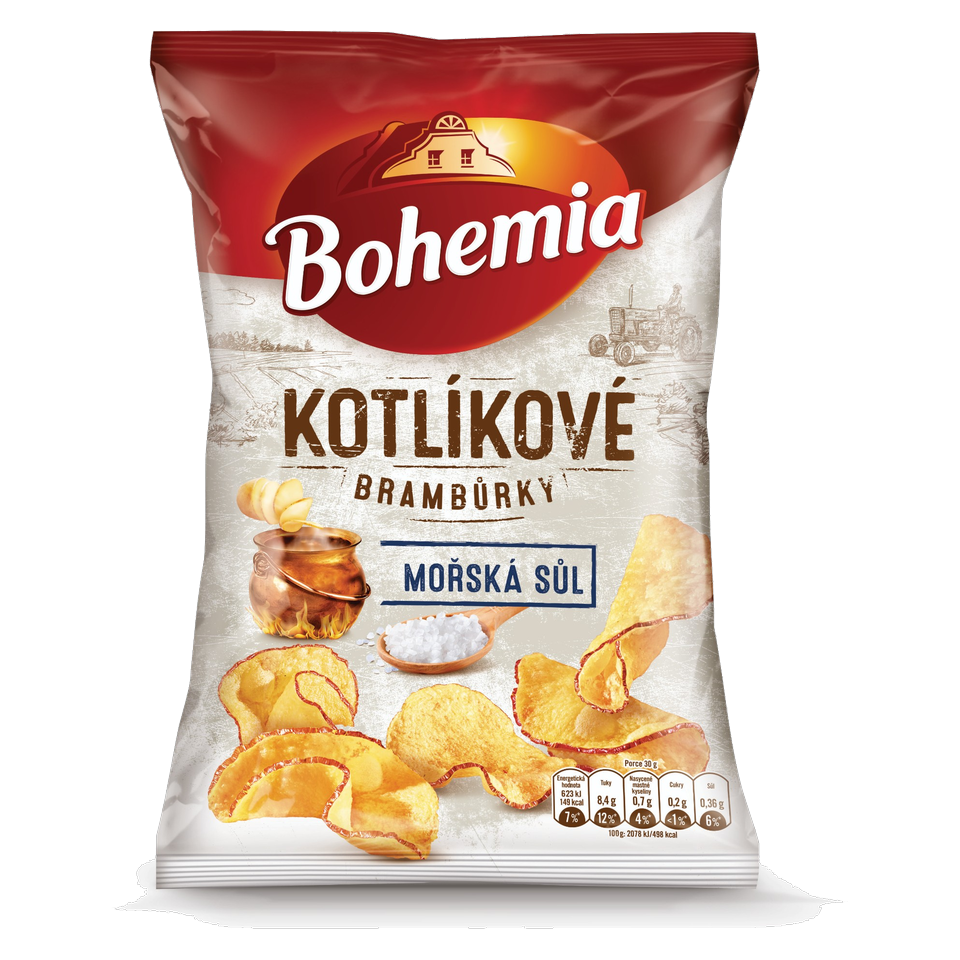 Bohemia Kettle Chips Sea Salt