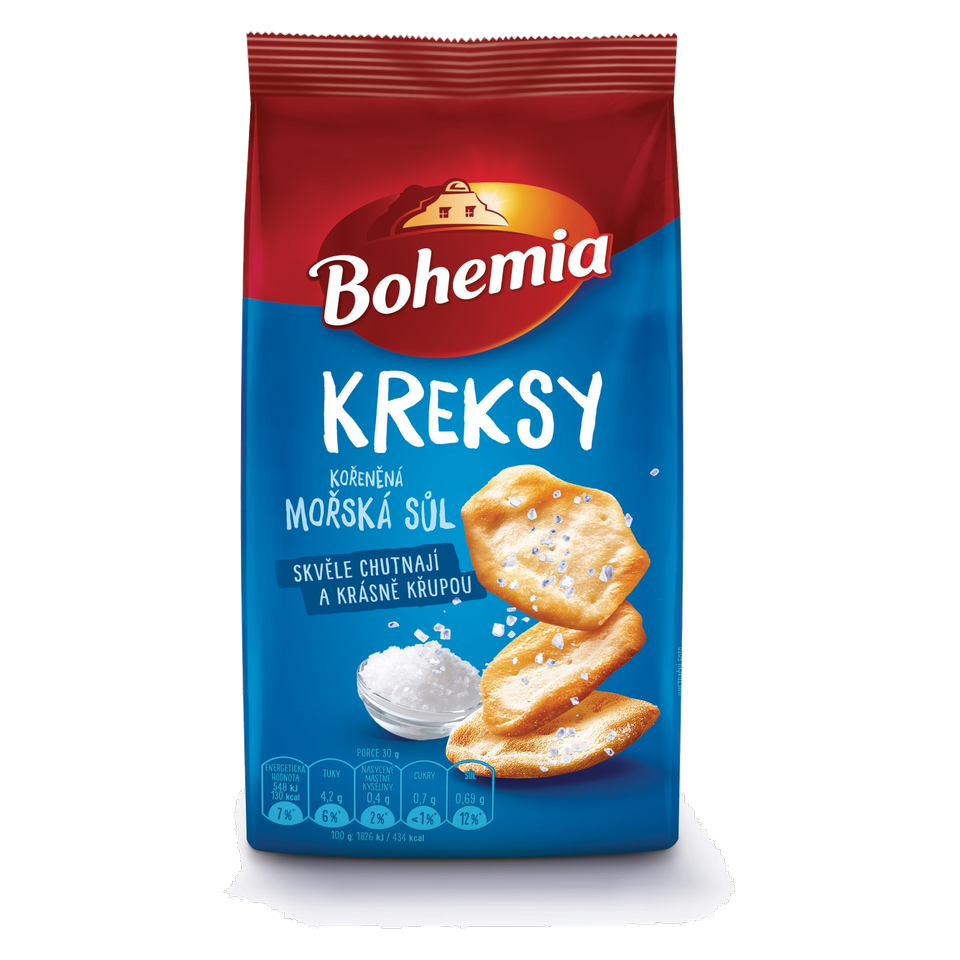 Bohemia Kreksy Spiced Sea Salt Potato Cracker