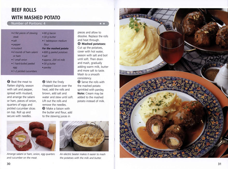 Czech Cookery cookbook inside pages