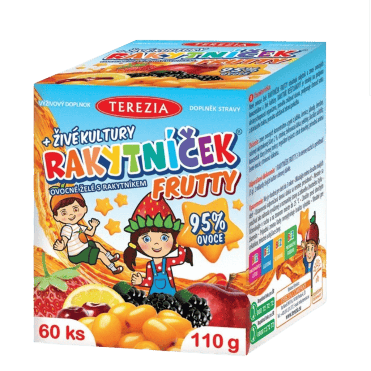 Terezia Rakytnicek FRUTTY Fruit Jellies with Probiotics