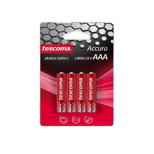 Batteria alcalina AAA Tescoma ACCURA, confezione da 4