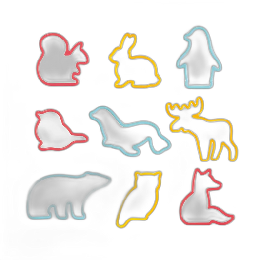 Tescoma Animal cookie cutters DELÍCIA KIDS,9 pcs