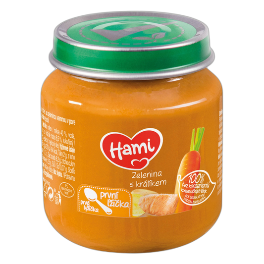 Hami Vegetables with Rabbit First Spoon Baby Meal