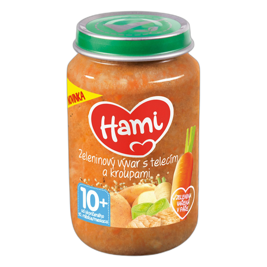 Hami Vegetable Broth with Veal & Pearl Barley Baby Meal
