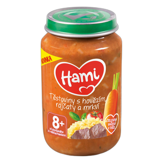 Hami Pasta with Beef, Tomato & Carrot Baby Meal
