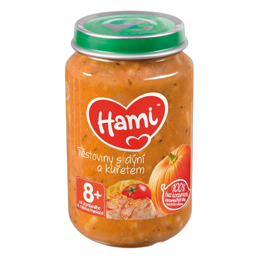 Hami Pasta with Pumpkin & Chicken Baby Meal