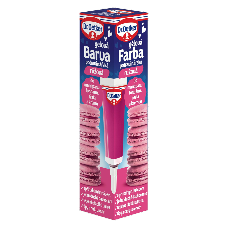 Dr. Oetker Pink Gel Food Colouring