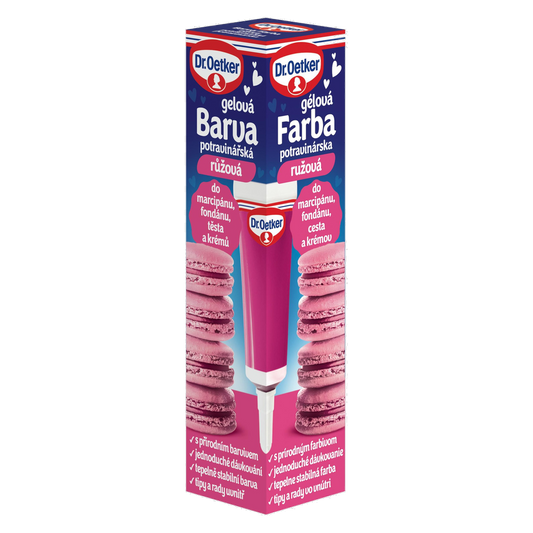 Dr. Oetker Pink Gel Food Colouring