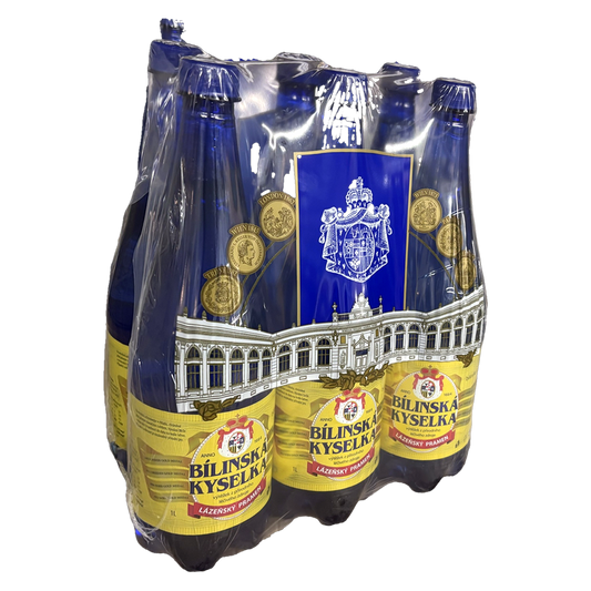 Bilinska Kyselka Natural Mineral Water 1 l Pack of 6 pcs
