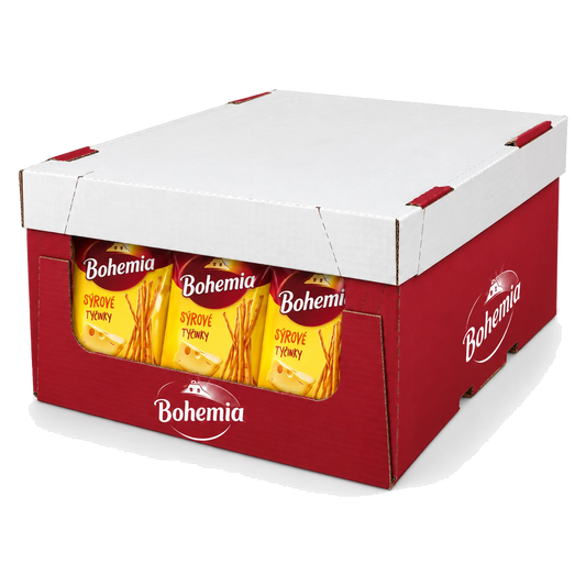 Bohemia Cheese Sticks 160g Box of 24 pcs