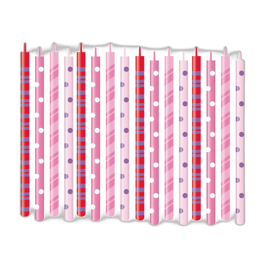 Tescoma C.candles DELÍCIA KIDS 12cm,16pcs, pink