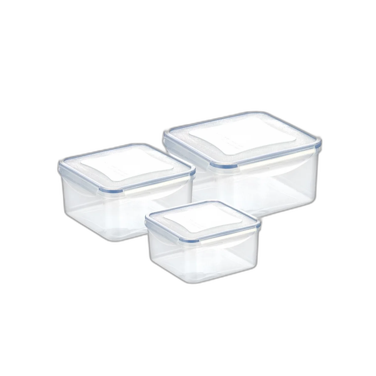 Tescoma Container FRESHBOX 3 stuks,0.4,0.7,1.2l,vierkant