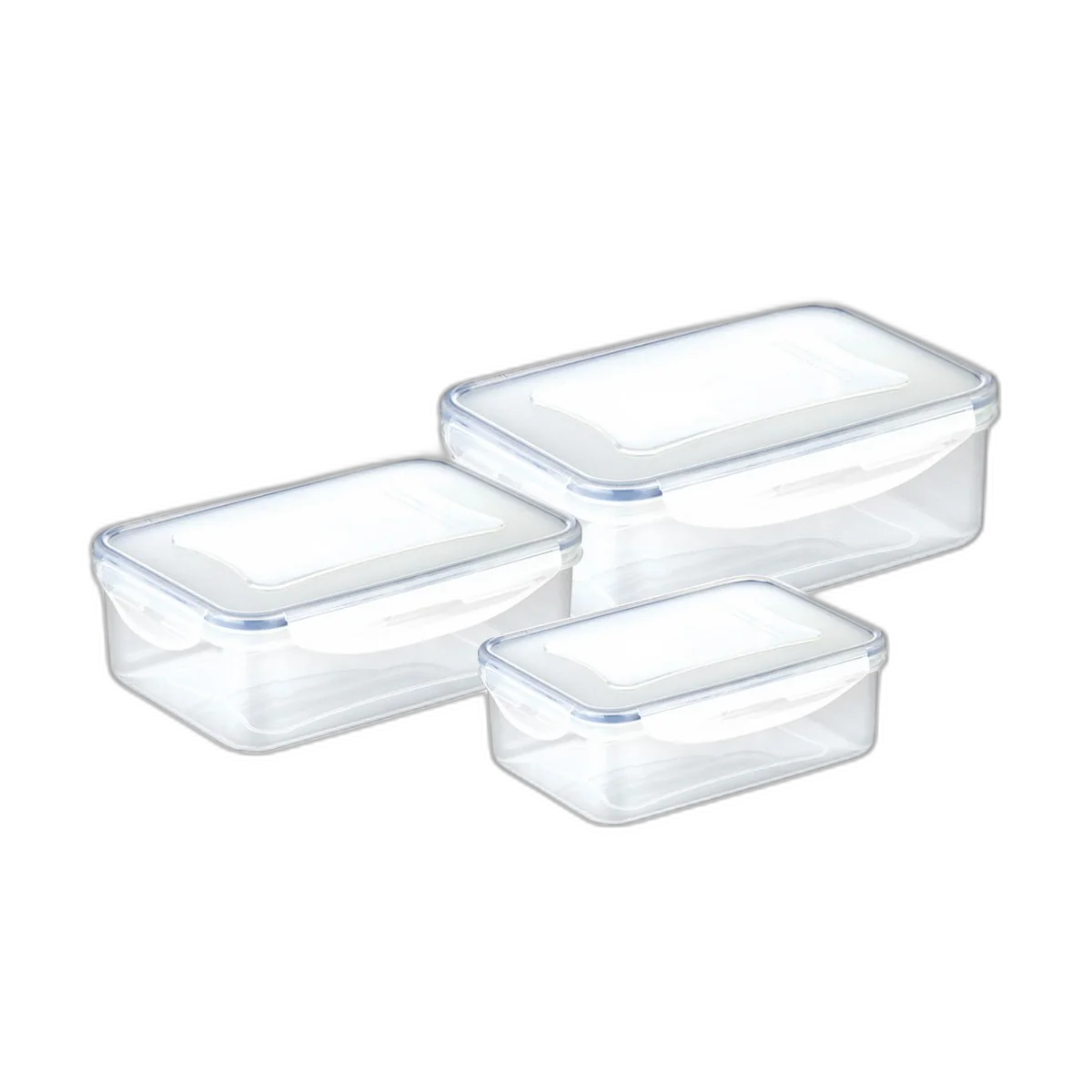 Tescoma Container FRESHBOX 3 stuks,1,0-1,5-2,5,rechthoekig