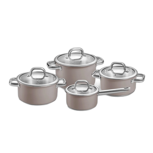 Tescoma Kochgeschirr-Set DELIGHT Taupe, 8-teilig
