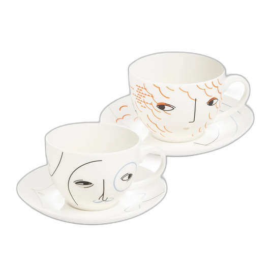 Tasse Tescoma avec soucoupe myCOFFEE, 2 pcs, Emotions