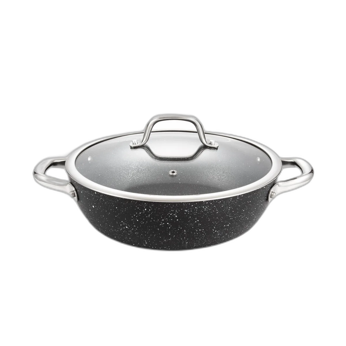 Tescoma Deep fr.pan PRESIDENT Stone w.cover¤26cm
