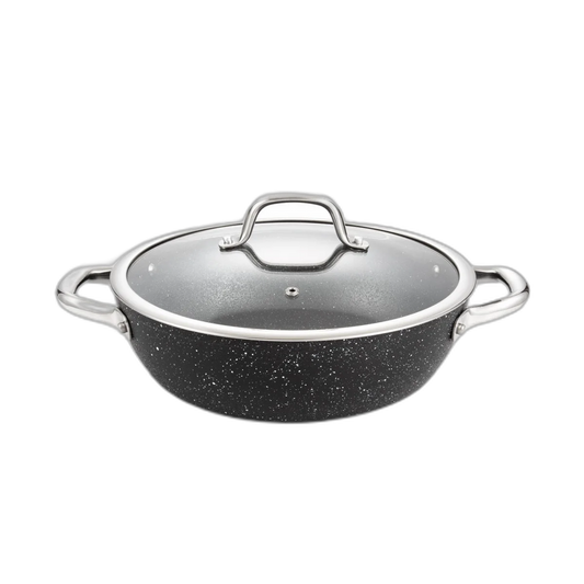 Tescoma Deep fr.pan PRESIDENT Stone w.cover¤26cm