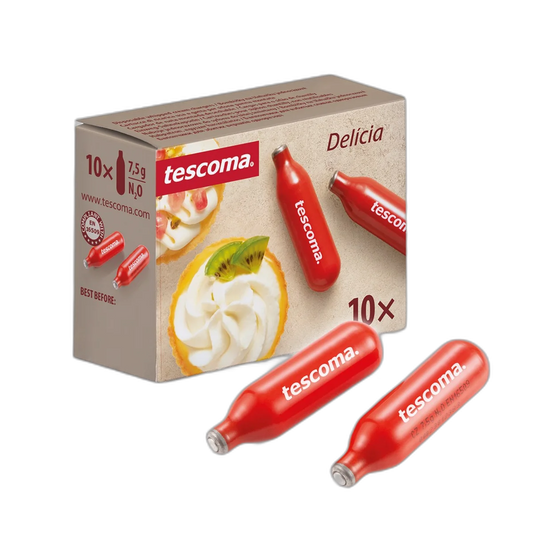 Tescoma Disp.whipped cr.chargers DELÍCIA, 10 stuks