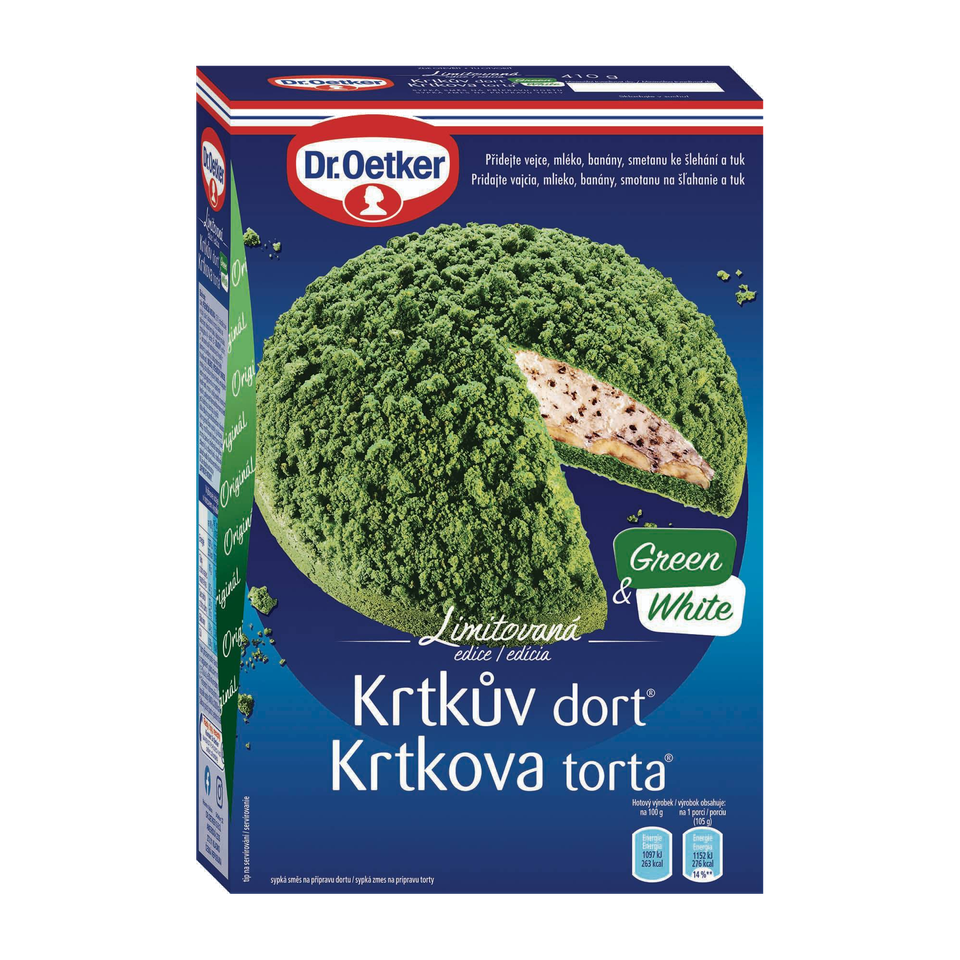 Dr. Oetker Mole Cake Green & White