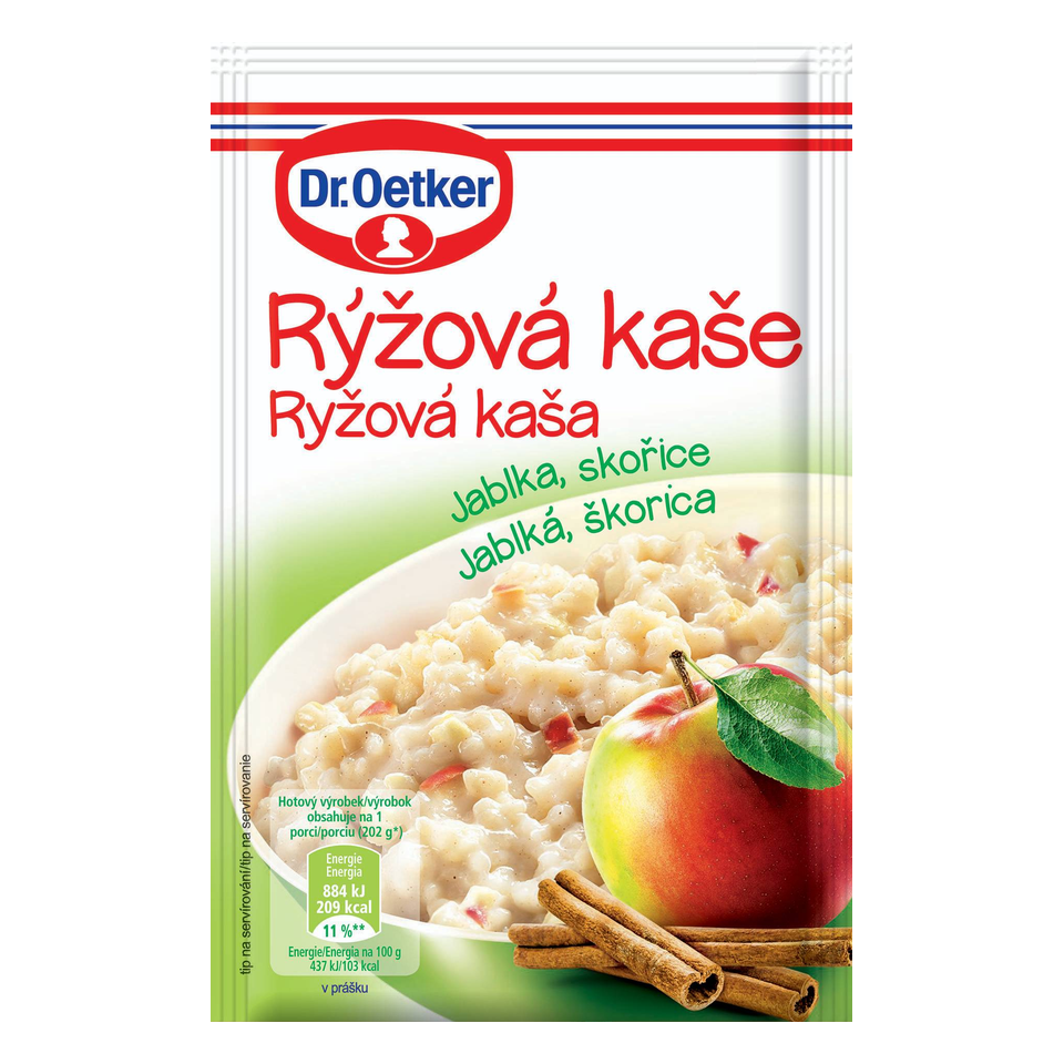 Dr. Oetker Rice Porridge Apple & Cinnamon 52 g