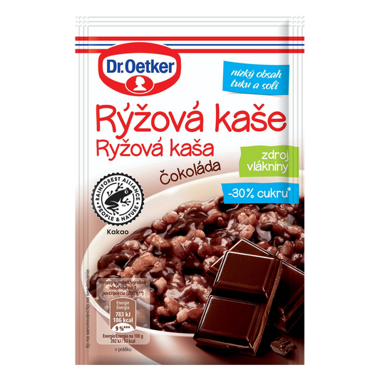 Dr. Oetker Rice Porridge Chocolate Gluten Free 50 g