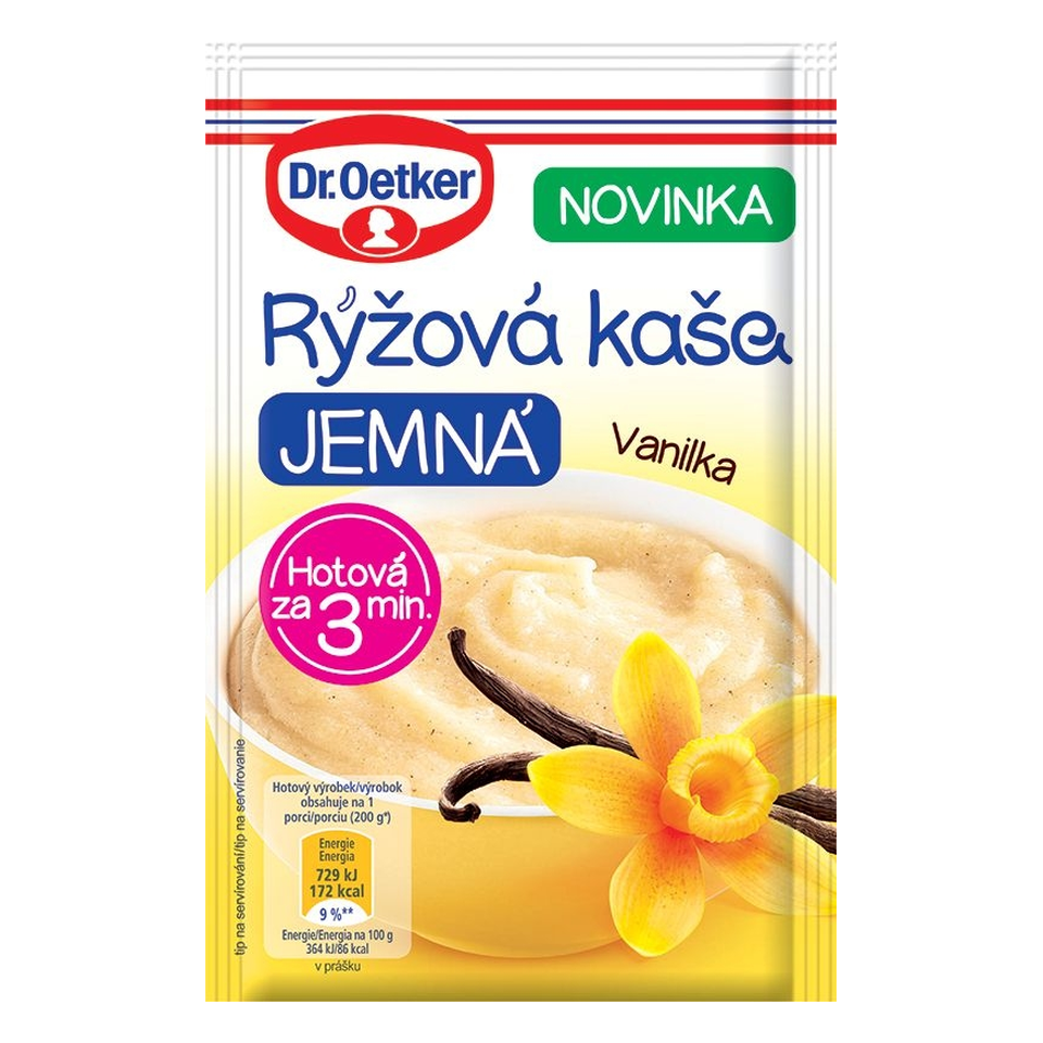 Dr. Oetker Smooth Rice Porridge Vanilla 50 g