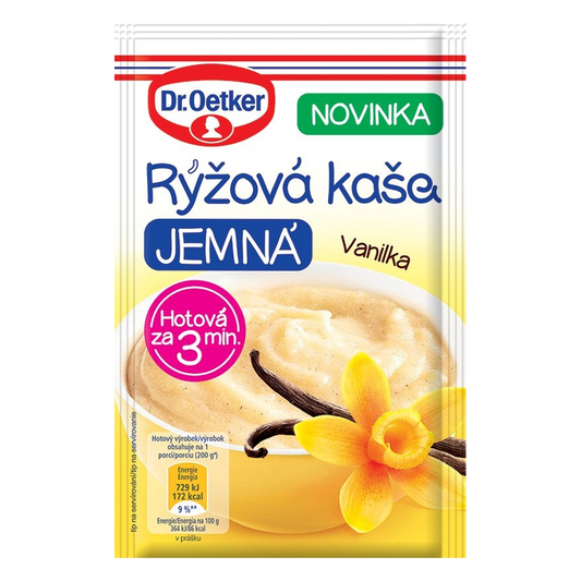 Dr. Oetker Smooth Rice Porridge Vanilla 50 g