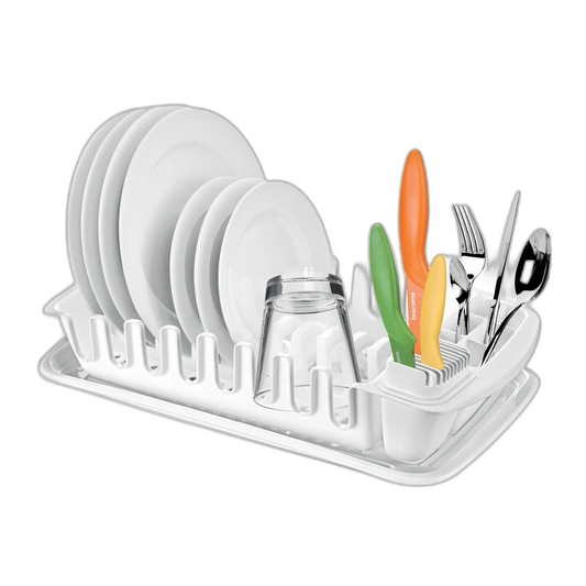 Tescoma Drainer with tray CLEAN KIT, white