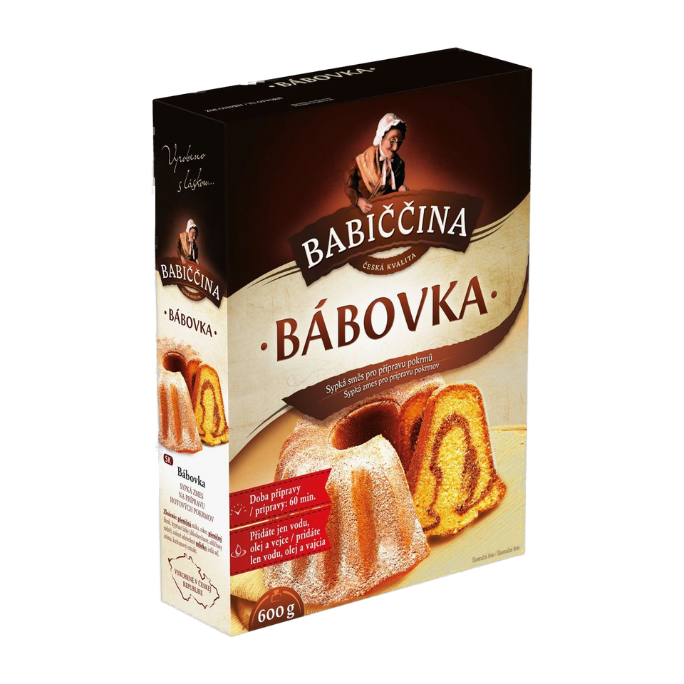 Druid Babiččina Bábovka Czech bundt cake baking mix 600g