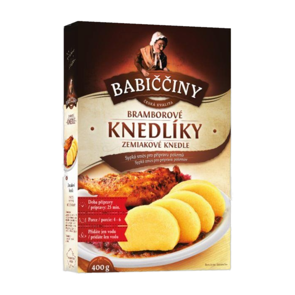 Druid Babiččiny Bramborové Knedlíky Czech potato dumpling mix 400g