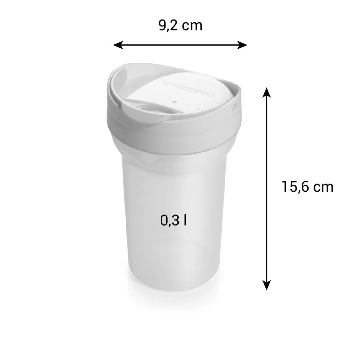 Tescoma DELÍCIA Egg Shaker dimensions 9.2 x 15.6 cm, 0.3 l