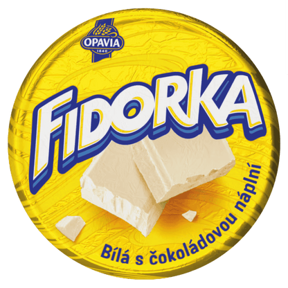 Opavia Fidorka White Chocolate with Chocolate Filling