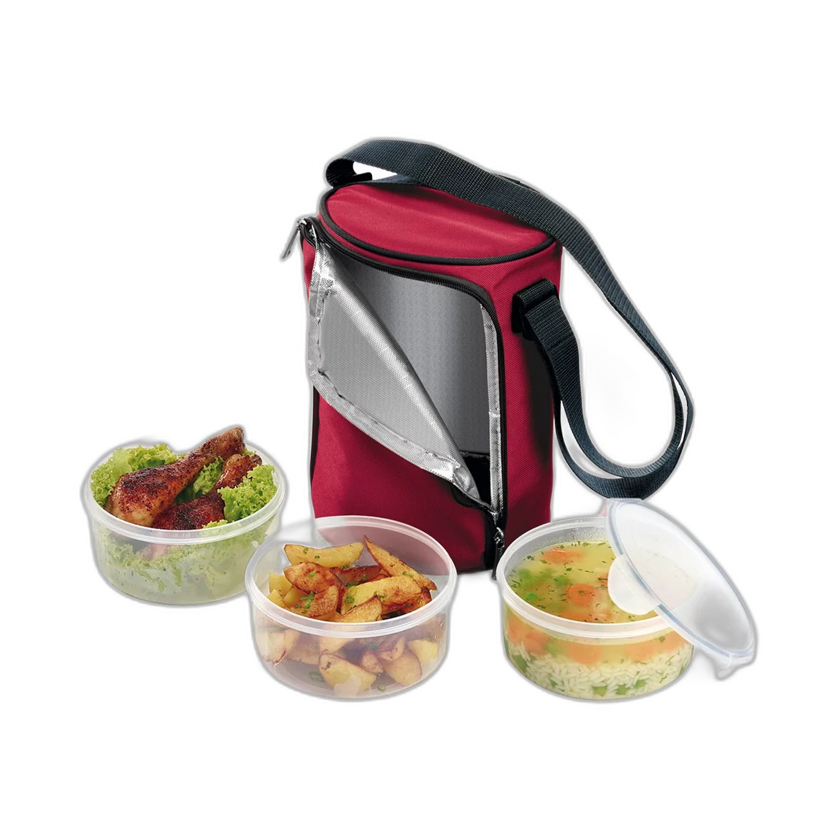 Tescoma Food container FRESHBOX,3x0.8l,bord