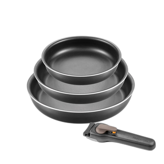 Tescoma Bratpfannen mit abnehmbarem Griff VARIO, 4er-Set