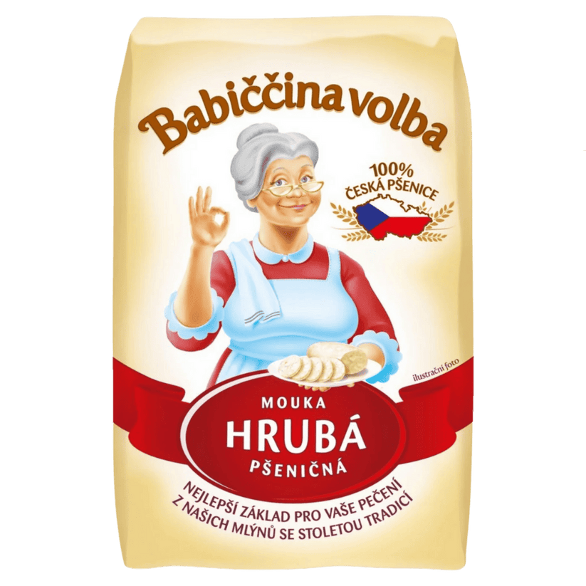 Babiččina Volba Coarse Wheat Flour Baking Tradition | Czechia Food ...