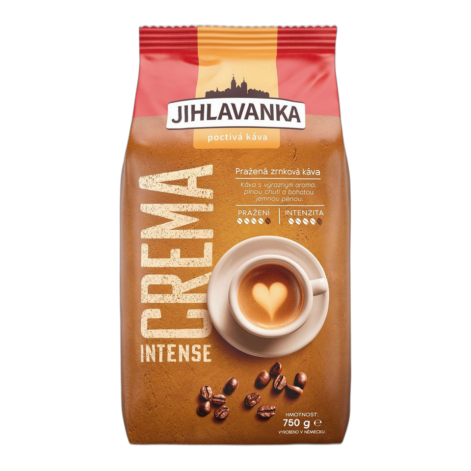Jihlavanka Crema Intense whole bean coffee 750 g